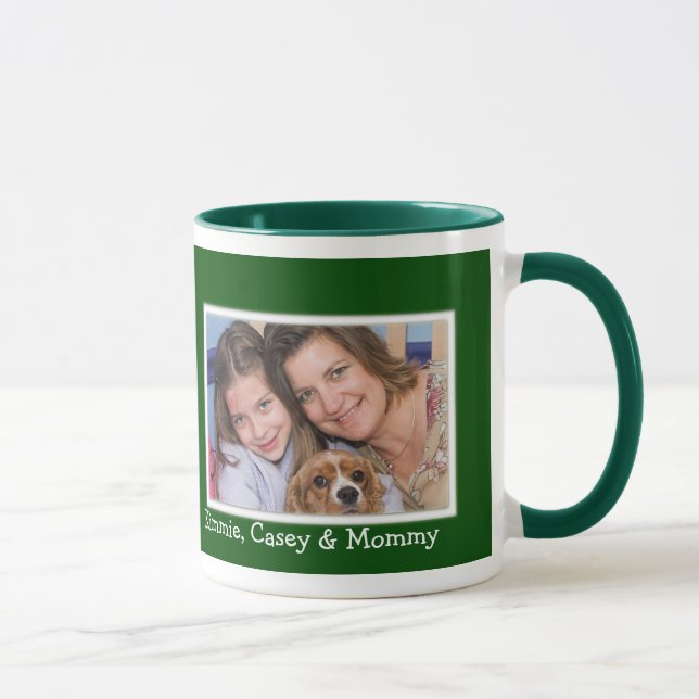 Personalised Christmas Holiday Photo Mug (Right)