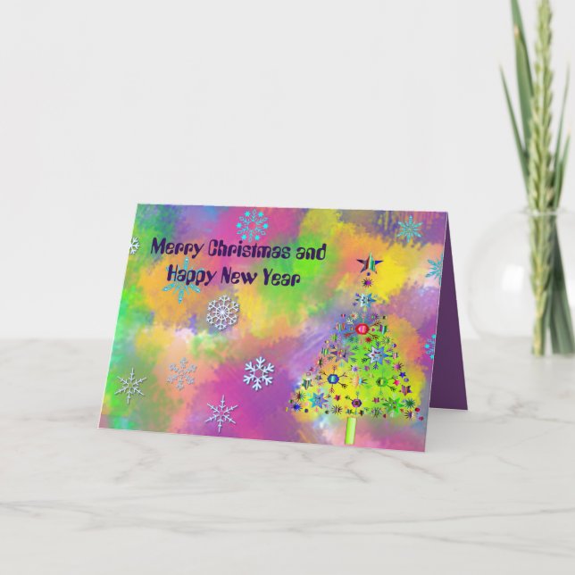 Personalised Christmas Holiday|Seasons Greetings Holiday Card (Front)