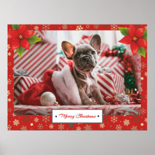 Personalised Christmas Holidays Photo Poster