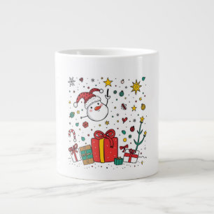 Personalised Christmas Large Coffee Mug