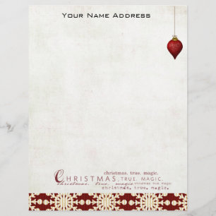 personalised Christmas letterhead