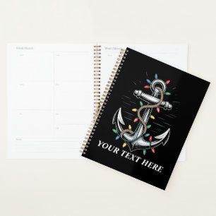 Personalised Christmas Lights Boating Sailing  Planner
