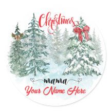 Personalised Christmas Mama Holiday Custom Mother 