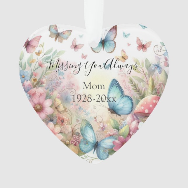 Personalised Christmas Memorial Ornament (Front)