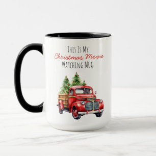 Personalised Christmas Movie Watching Mug, Mug