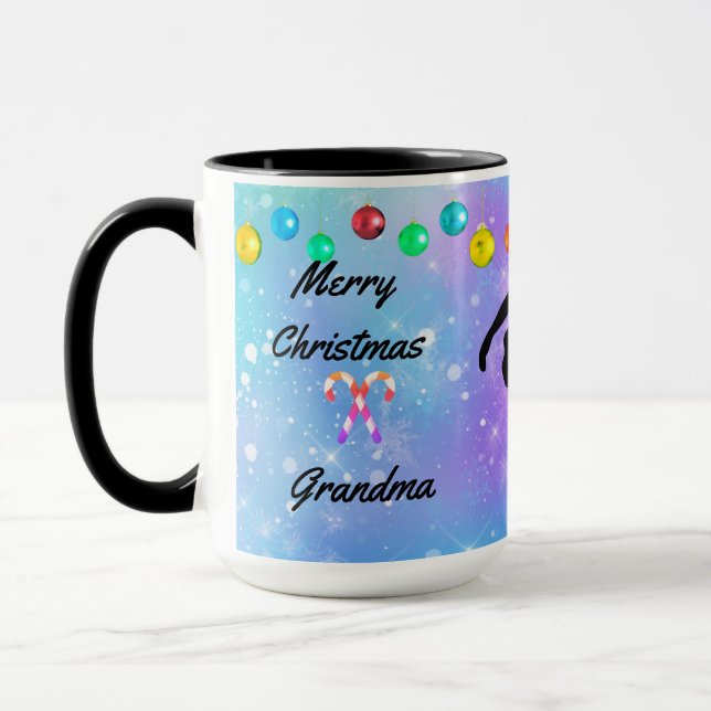 Personalised Christmas Mug (Left)