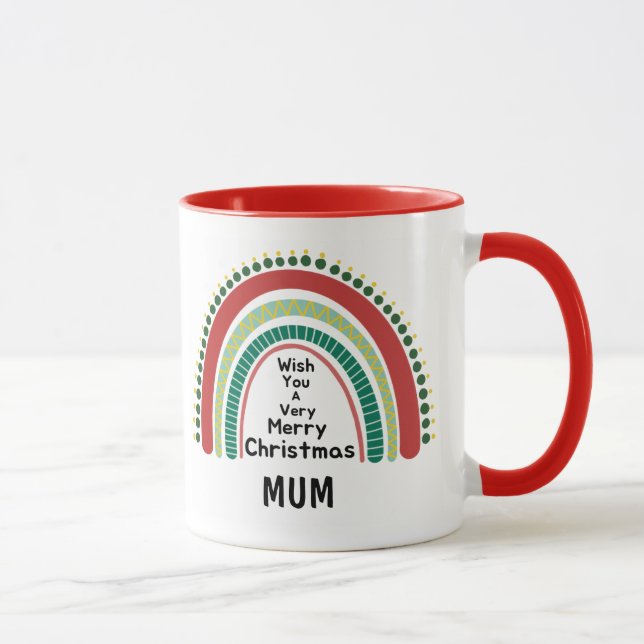 Personalised Christmas Mug  (Right)