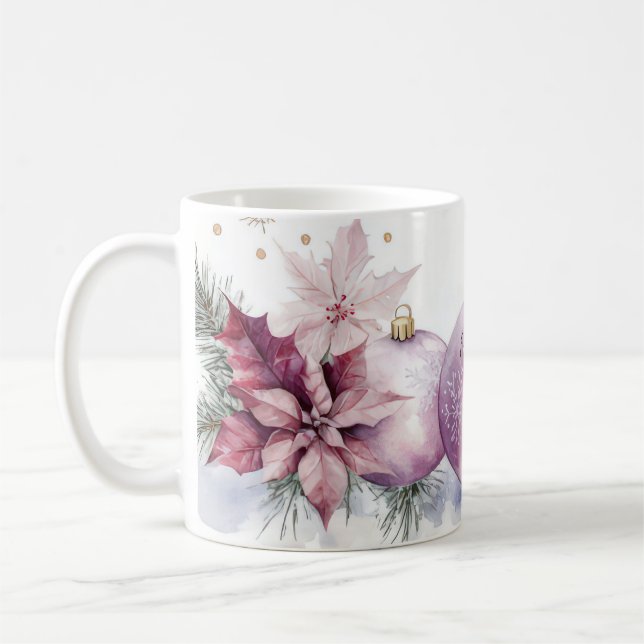 Personalised Christmas Mug with Name (Left)
