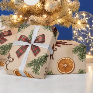 Personalised Christmas Name Wrapping Paper Elega