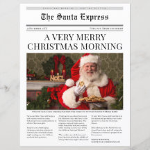 Personalised Christmas Newspaper