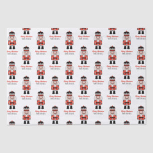 Personalised Christmas nutcracker tissue paper