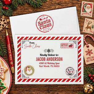 Personalised Christmas Official Santa Letter Mail Envelope