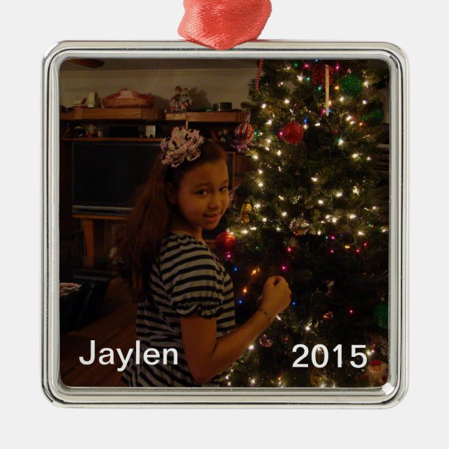 Personalised Christmas Ornament (Front)