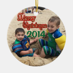 Personalised Christmas Ornament 2014