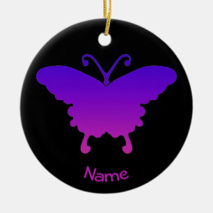 Personalised Christmas Ornament Butterfly Cool