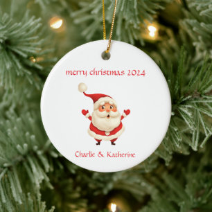 Personalised christmas ornament custom christmas o