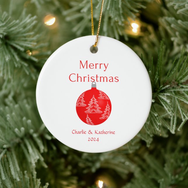 Personalised christmas ornament custom christmas o (Tree)