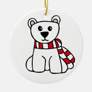 Personalised Christmas Ornament - Polar Bear