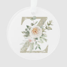 Personalised Christmas ornament with your initials