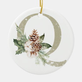 Personalised Christmas ornament with your initials