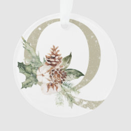 Personalised Christmas ornament with your initials