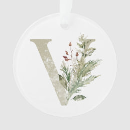 Personalised Christmas ornament with your initials