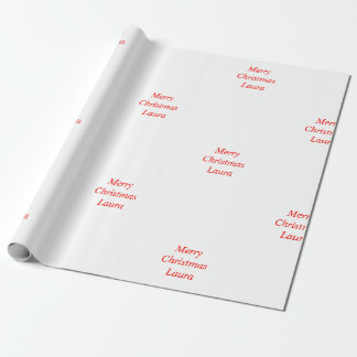 Personalised Christmas paper