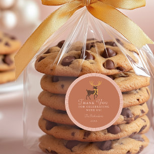 Personalised Christmas Party Favour Sticker