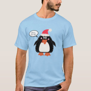 Personalised Christmas Penguin T-Shirt