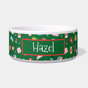 Personalised Christmas Pet Bowl