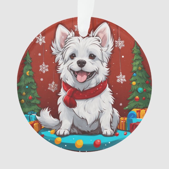 "Personalised Christmas Pet Ornaments  (Front)