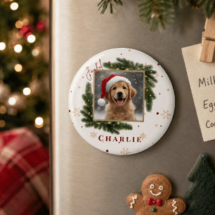 Personalised Christmas Pet Photo – Holiday Gift Magnet