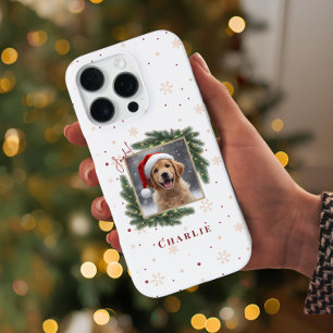Personalised Christmas Pet Photo – Holiday iPhone 16 Pro Case