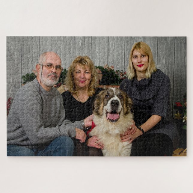 Personalised Christmas Photo 1014 Piece Puzzle  (Horizontal)