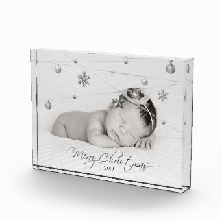 Personalised Christmas Photo and Calligraphy