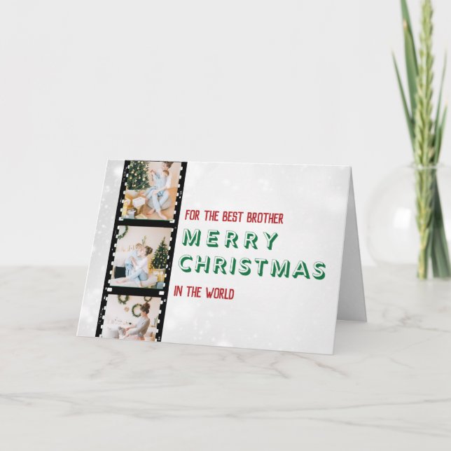 Personalised Christmas Photo Card (Front)