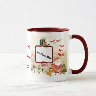Personalised Christmas Photo Coffee Mug