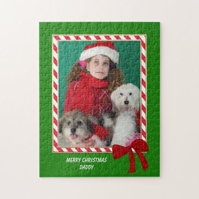 Personalised Christmas Photo Jigsaw Puzzle (Vertical)