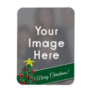 Personalised Christmas Photo Magnet