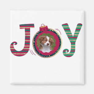 personalised christmas photo pedestal sign tote ba magnet