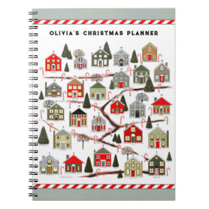 Personalised Christmas Planner Notebook