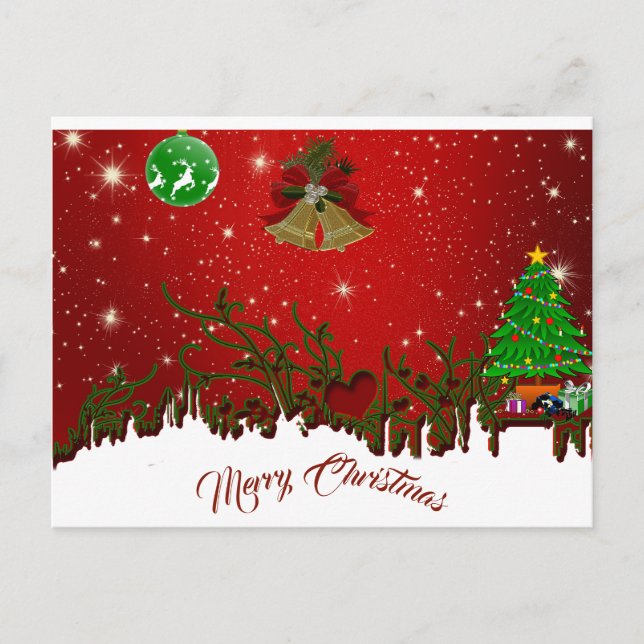 Personalised Christmas Postcard (Front)