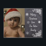 Personalised Christmas Postcard Chalkboard Style<br><div class="desc">Personalised Christmas Postcard Chalkboard Style</div>