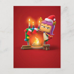 Personalised Christmas Postcard for Virgo