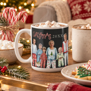 Personalised Christmas Pyjamas Photo Mug
