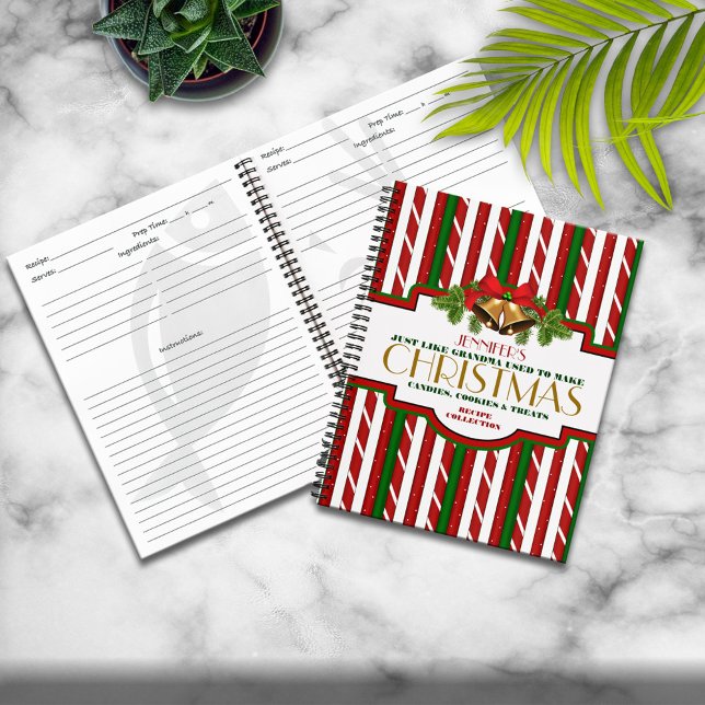 Personalised Christmas Recipe Notebook (Creator Uploaded)