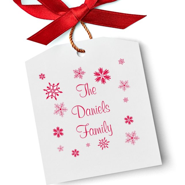 Personalised Christmas Snowflake Self-inking Stamp (Creator Uploaded)