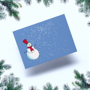 Personalised Christmas Snowman Envelope