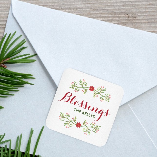 Personalised Christmas Sticker (Personalized Christmas Sticker)