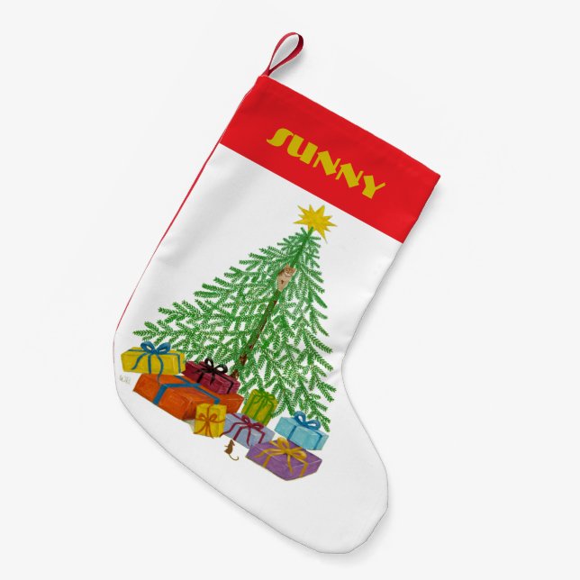 Personalised Christmas Stocking (Front (Hanging))